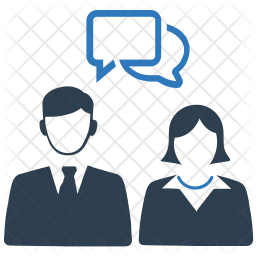 Businessman discussion Icon