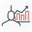 Businessman Employee Growth Icon