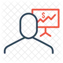 Businessman Employee Statics Icon