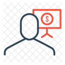 Businessman Employee Statics Icon
