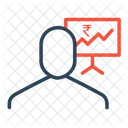 Businessman Employee Statics Icon