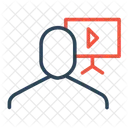 Businessman Employee Video Icon