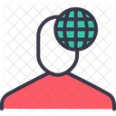 Businessman Employee Internet Icon