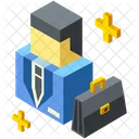 Businessman Employee Worker Icon