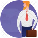 Entrepreneur Business Travel Business Tour Icon