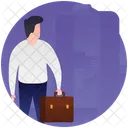 Entrepreneur Business Travel Business Tour Icon