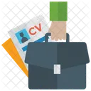 Businessman Male Entrepreneur Finance Manager Icon