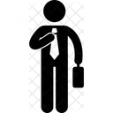 Ready Officer Businessman Icon