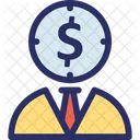 Businessman Businessperson Accountant Icon