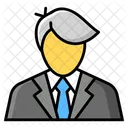 Businessman Businessperson Chief Executive Icon