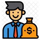 Businessman Financial Icon