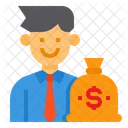 Businessman Financial Icon