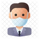 Avatar Businessman Worker Icon