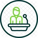 Businessman Conference Meeting Icon