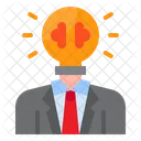 Businessman Idea Business Man Brain Icon