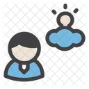 Businessman Idea  Icon