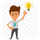 Businessman Idea  Icon