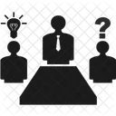 Businessman meeting  Icon