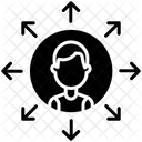 Businessman Network  Icon