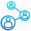Businessman Network  Icon