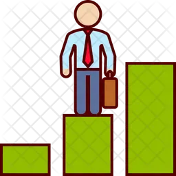 Businessman position  Icon