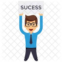 Businessman Success  Icon