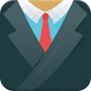 Businessman Suit Faceless Icon