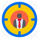 Businessman Target  Icon