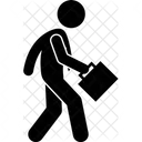 Businessman Walking  Icon