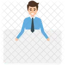 Blank Signboard Marketing Icon