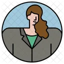 Employee Business Businesswoman Icon