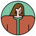 Office Profile Businesswoman Icon