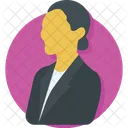 Businesswoman Female Boss Icon