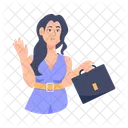 Businesswoman  Icon
