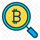 Busqueda De Bitcoins Bitcoin Buscando Bitcoins Icon