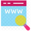 Buscar Www Web Icono