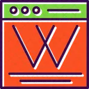 Busqueda Wikipedia Diccionario Icono