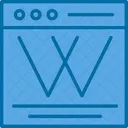 Busqueda Wikipedia Diccionario Icono