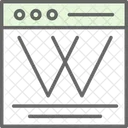 Busqueda Wikipedia Diccionario Icono