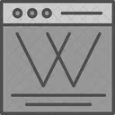Busqueda Wikipedia Diccionario Icono