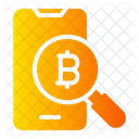 Busqueda Criptomoneda Bitcoin Icon