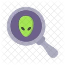 Buscar Extraterrestre Encontrar Extraterrestre Buscar Monstruo Icono