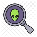 Buscar Extraterrestre Encontrar Extraterrestre Buscar Monstruo Icono