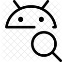 Búsqueda de android  Icono
