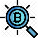 Búsqueda de bitcoins  Icono