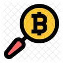 Busqueda De Bitcoin Bitcoin Busqueda Icon