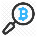 Busqueda De Bitcoin Bitcoin Busqueda Icon