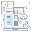 Búsqueda de apartamento  Icono