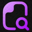 Busqueda De Archivos Icono
