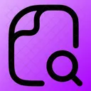 Busqueda De Archivos Icono